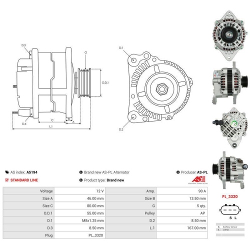 AS-PL Generator AS A5194