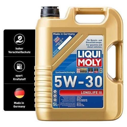 Liqui Moly Longlife III Motoröl 5W-30, 15-Liter, VW 504 00, VW 507 00 - 20647