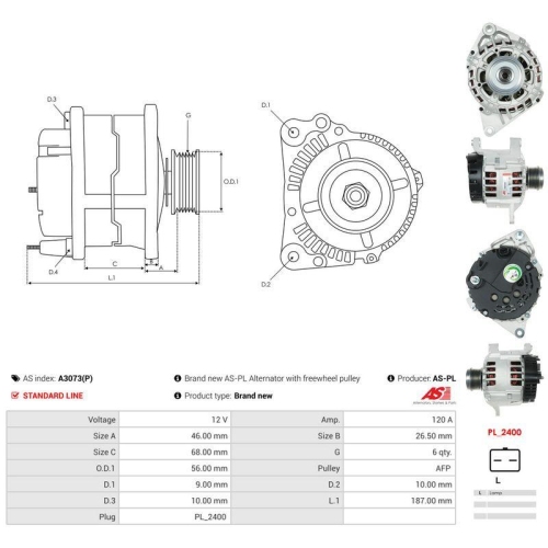 AS-PL Generator AS A3073(P)