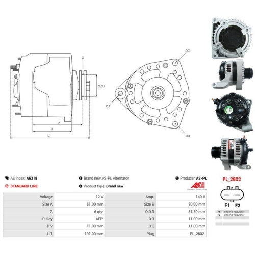 AS-PL Generator AS A6318