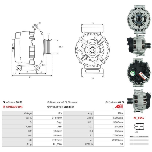 AS-PL Generator AS A3199