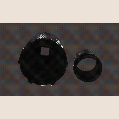 Nutmuttern-Schl&uuml;ssel-Satz mit F&uuml;hrungsrohr f&uuml;r Mercedes 88 mm 2-tlg KS TOOLS