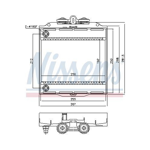 NISSENS Kühler, Motorkühlung 60873