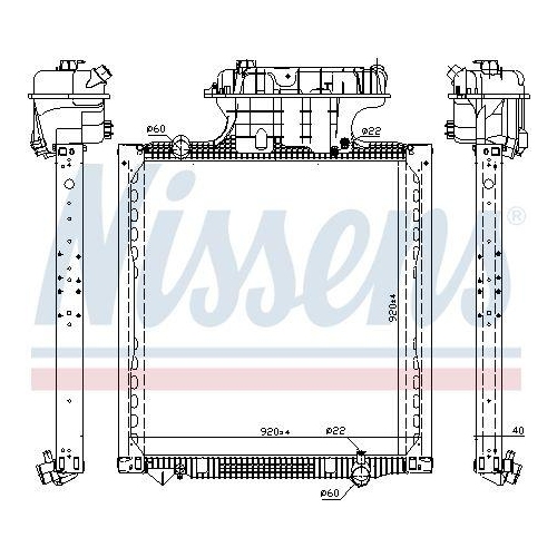 NISSENS K&uuml;hler, Motork&uuml;hlung ** FIRST FIT ** 606224