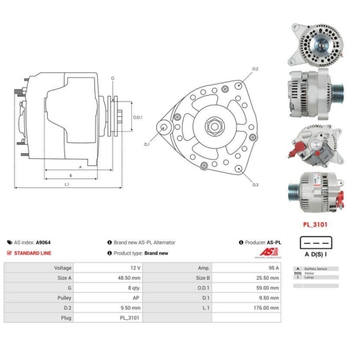 AS-PL Generator AS A9064