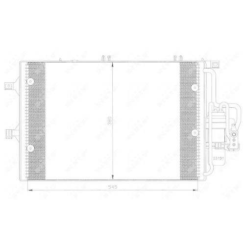 NRF Kondensator, Klimaanlage EASY FIT 35529
