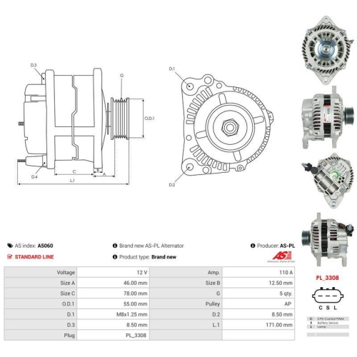 AS-PL Generator AS A5060