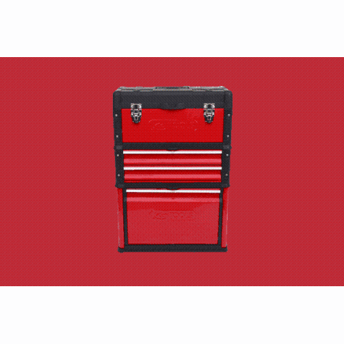 Fahrbarer Kunststoff-Stahlblech-Werkzeugkasten KS TOOLS 850.0340