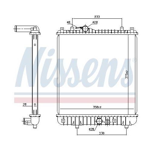 NISSENS K&uuml;hler, Motork&uuml;hlung 630787