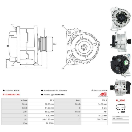 AS-PL Generator AS A0039