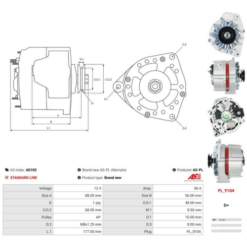 AS-PL Generator AS A0105