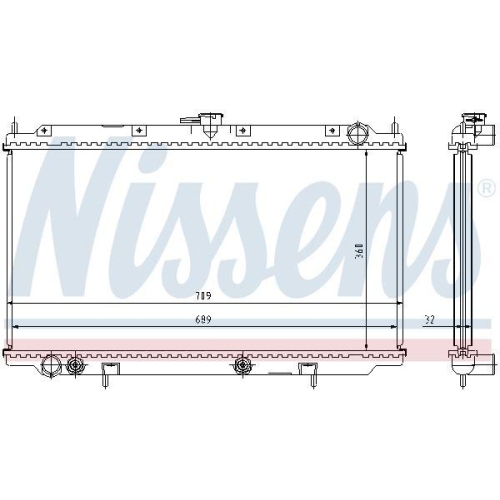 NISSENS K&uuml;hler, Motork&uuml;hlung 62924A