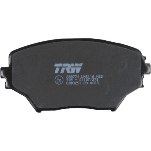 TRW Bremsbelagsatz, Scheibenbremse COTEC GDB3251