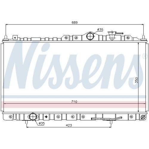 NISSENS K&uuml;hler, Motork&uuml;hlung 68180