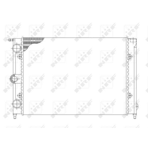 NRF Kühler, Motorkühlung 58697