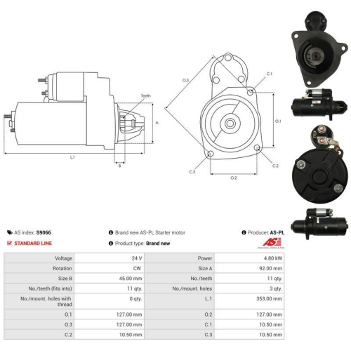 AS-PL Starter AS S9066