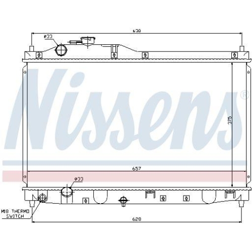 NISSENS K&uuml;hler, Motork&uuml;hlung 68145