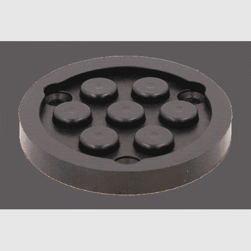 Gummiteller 24 für Zippo Hebebühnen, Durchmesser 123 mm KS TOOLS 160.0444