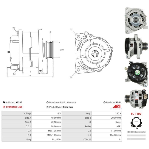AS-PL Generator AS A6337