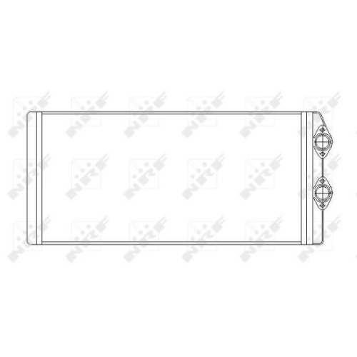 NRF W&auml;rmetauscher, Innenraumheizung 53545