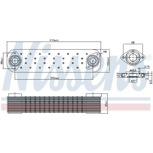 NISSENS &Ouml;lk&uuml;hler, Motor&ouml;l 91168
