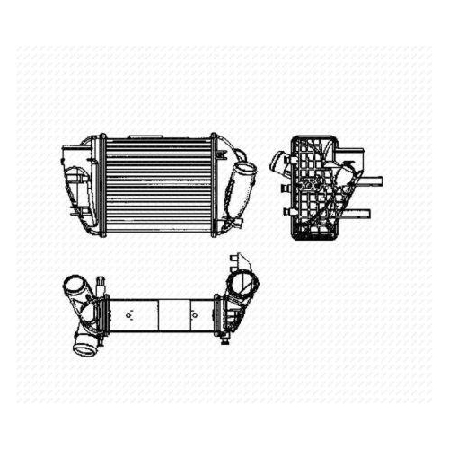 NRF Ladeluftkühler 30755