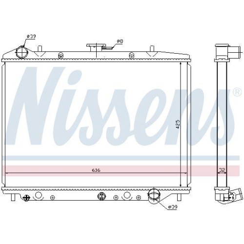 NISSENS K&uuml;hler, Motork&uuml;hlung ** FIRST FIT ** 630754