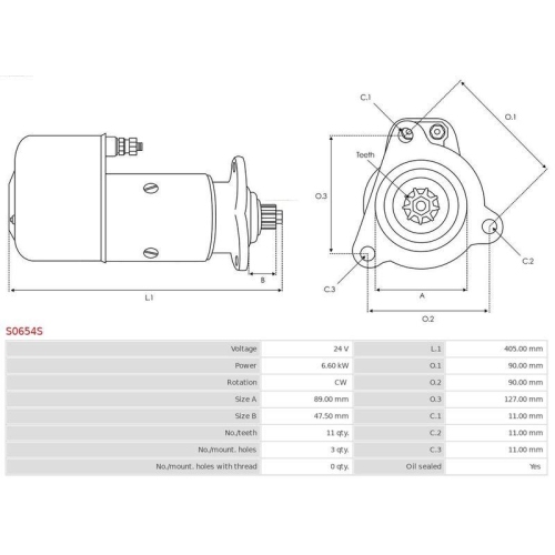 AS-PL Starter Brandneu AS-PL