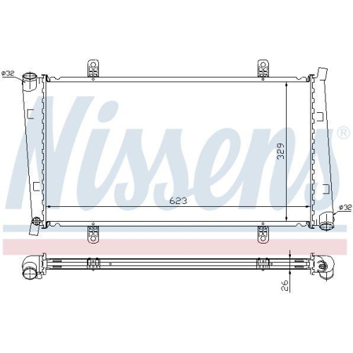 NISSENS K&uuml;hler, Motork&uuml;hlung 65560A
