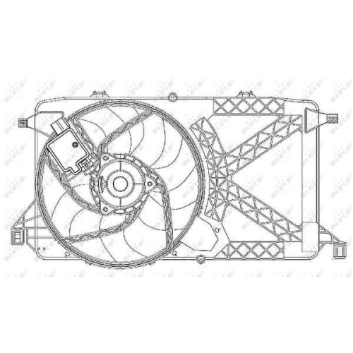 NRF L&uuml;fter, Motork&uuml;hlung 47264
