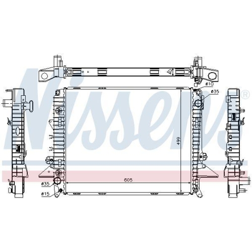 NISSENS K&uuml;hler, Motork&uuml;hlung 64321A