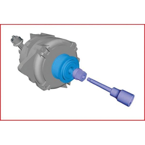 Lichtmaschinen-Kombischl&uuml;ssel-Satz, 2-tlg KS TOOLS 150.3270