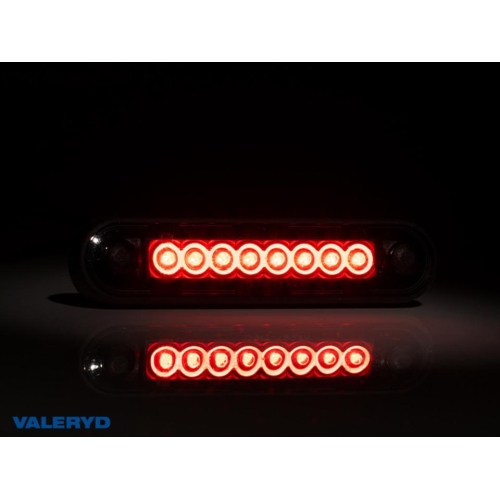 LED Positionsleuchte Valeryd Arctic Night 120,4x15,7mm rot 12-36V - 150mm Kabel