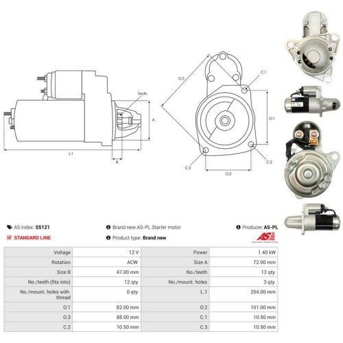 AS-PL Starter AS S5121