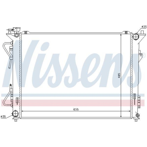 NISSENS K&uuml;hler, Motork&uuml;hlung 67508
