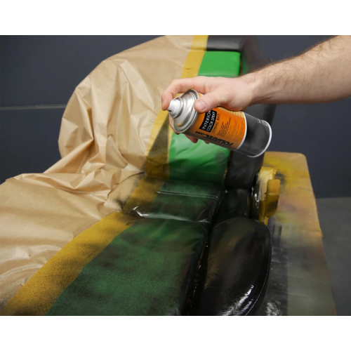 Foliatec 2009 Innenraum Leder Kunststoff Farbe Farbspray dunkel Grau matt 400ml