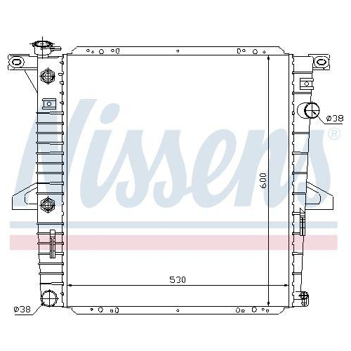 NISSENS K&uuml;hler, Motork&uuml;hlung 62060