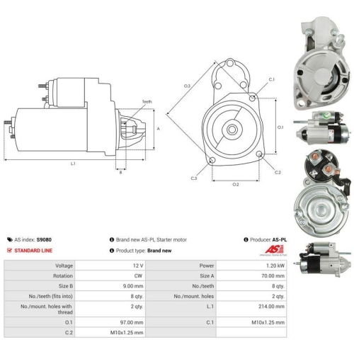 AS-PL Starter AS S9080