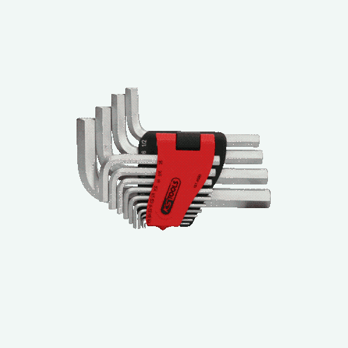 Innensechskant-Winkelstiftschl&uuml;ssel-Satz im Klapphalter14-tlg1/16 Zoll-3/4 Zoll