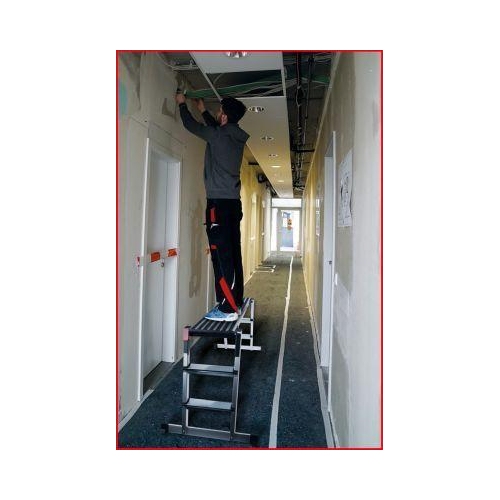 Aluminium-Sicherheits-Laufb&uuml;hne, L1650xB380xH730mm KS TOOLS 800.0985