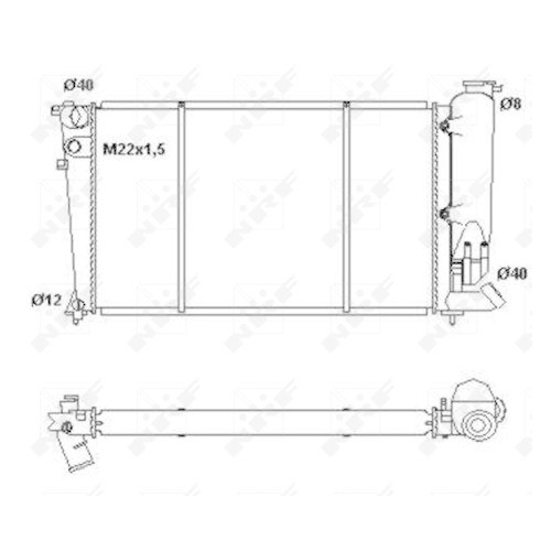 NRF K&uuml;hler, Motork&uuml;hlung 50414
