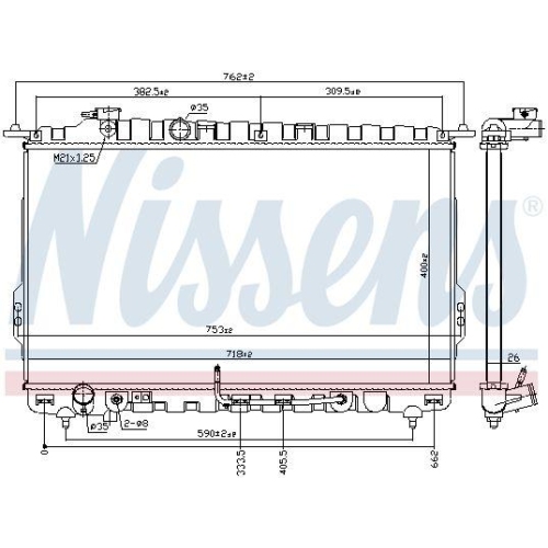 NISSENS K&uuml;hler, Motork&uuml;hlung 67028