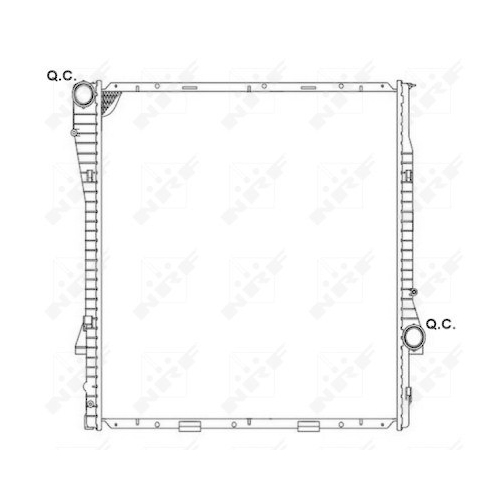 NRF Kühler, Motorkühlung 53183