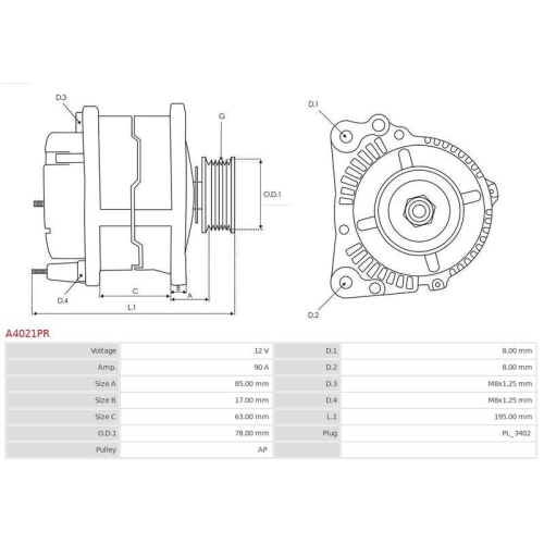 AS-PL Generator Wiederaufbereitet AS-PL