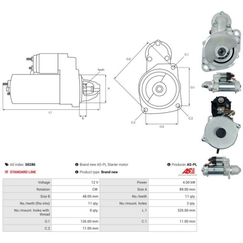 AS-PL Starter AS S0286
