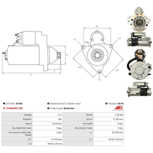 AS-PL Starter AS S5146