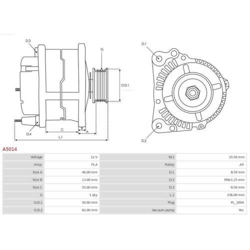 AS-PL Generator Brandneu AS-PL