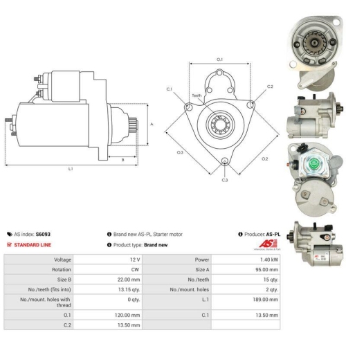 AS-PL Starter AS S6093