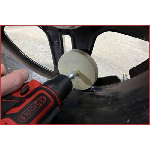 Gummi-Radierteller f&uuml;r matte Lacke, 88 mm KS TOOLS 515.5491