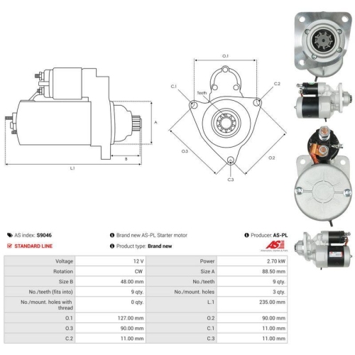 AS-PL Starter AS S9046